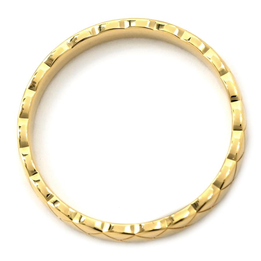 CHANEL シャネル K18YG ココ クラッシュ ミニ マトラッセ リング ゴールド CHANEL（シャネル） リング 指輪 ココクラッシュ ミニ K18YG ゴールド