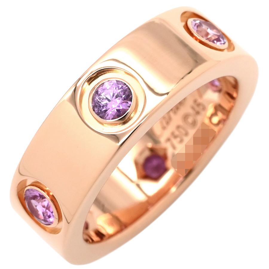 LOVE（Cartier） カルティエ リング 指輪 ラブリング ピンク
