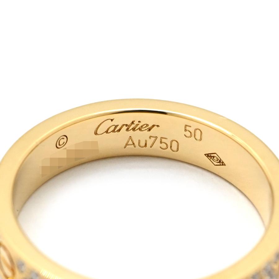 LOVE（Cartier） カルティエ リング 指輪 ミニラブリング パヴェダイヤ