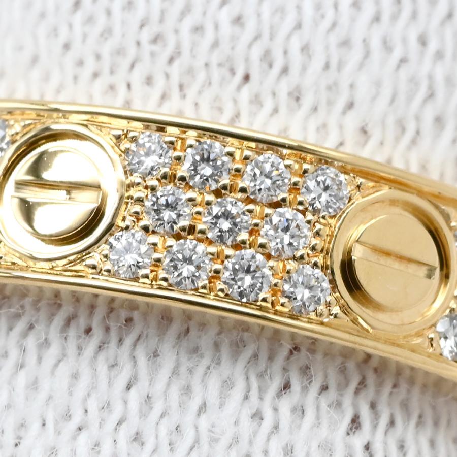 LOVE（Cartier） カルティエ リング 指輪 ミニラブリング パヴェダイヤ