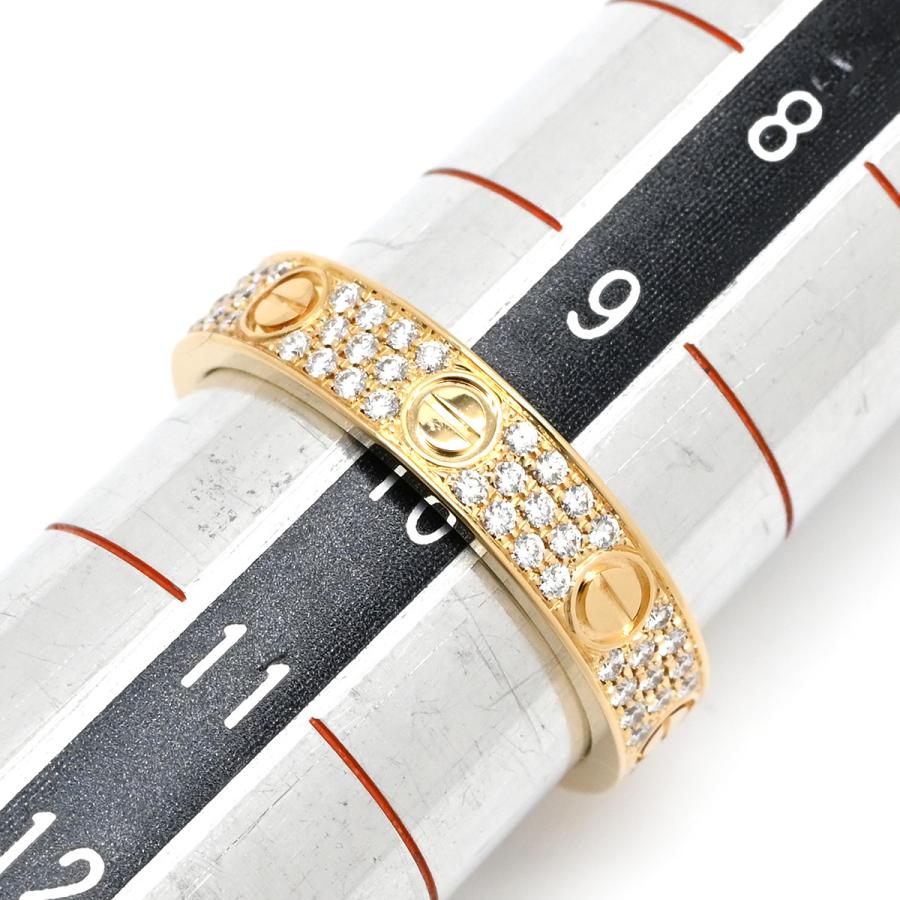 LOVE（Cartier） カルティエ リング 指輪 ミニラブリング パヴェダイヤ