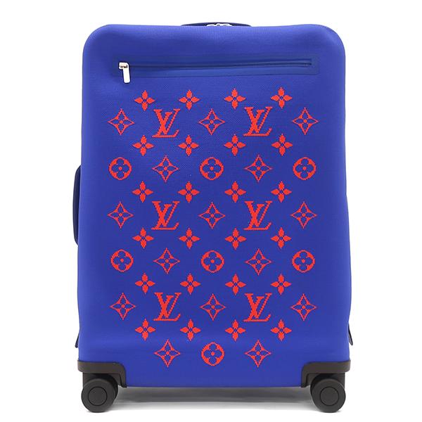 LOUIS VUITTON（ルイ・ヴィトン） キャリーバッグ ホライゾン ソフト 4R55 ニット M20244 スーツケース 青 4輪 ...