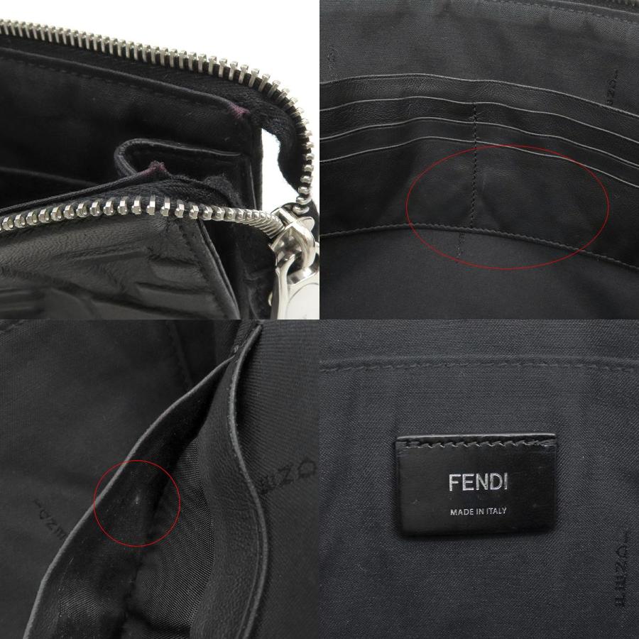 レディース 本物 良品 □ フェンディ □ ズッカ キャンバス クラッチ