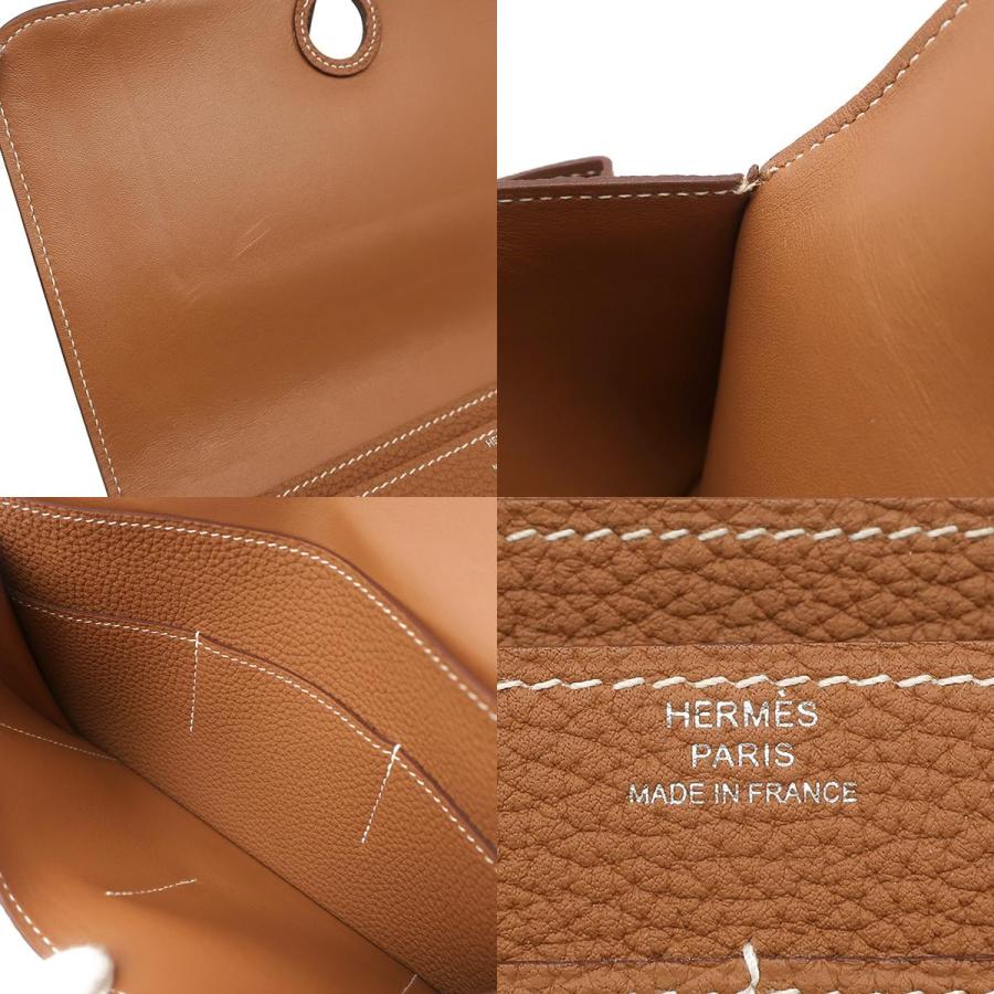 HERMES（エルメス） 長財布 ドゴンデュオ ドゴンGM トゴ ブラウン 茶 