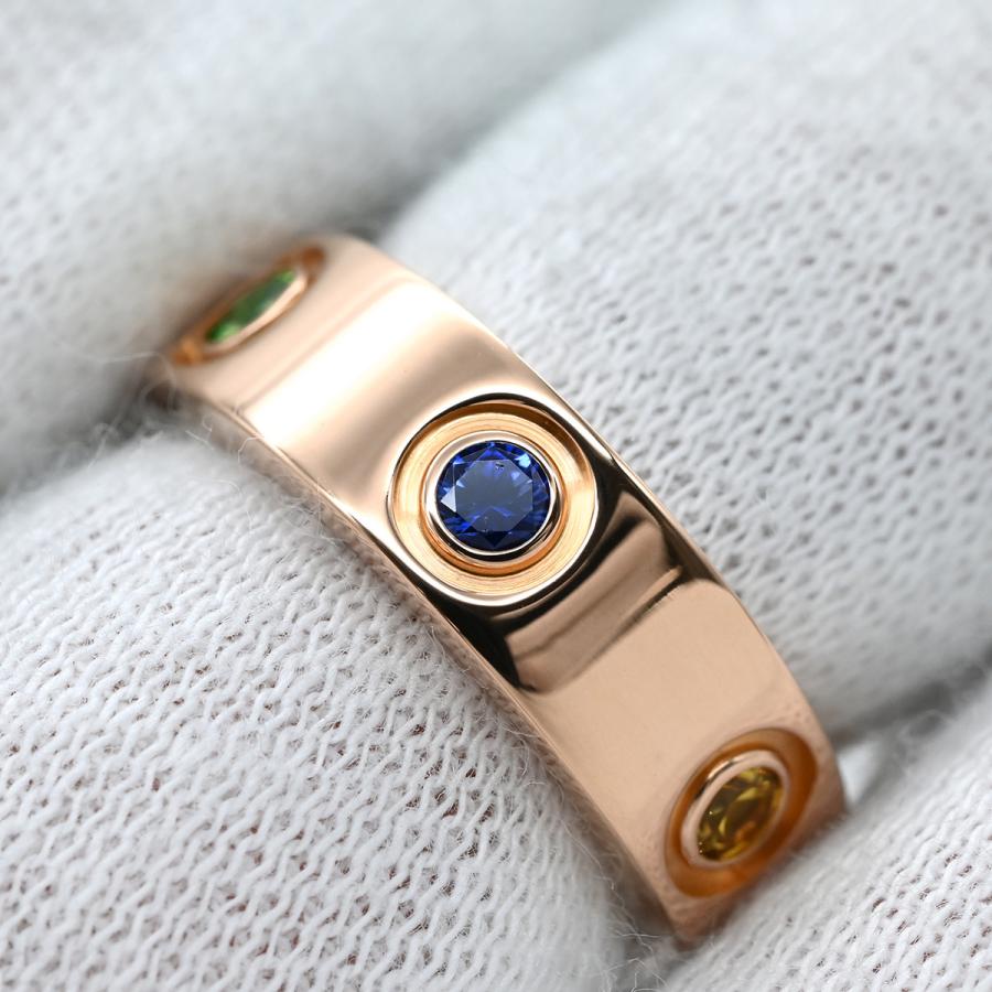 LOVE（Cartier） カルティエ リング 指輪 ラブリング マルチカラー
