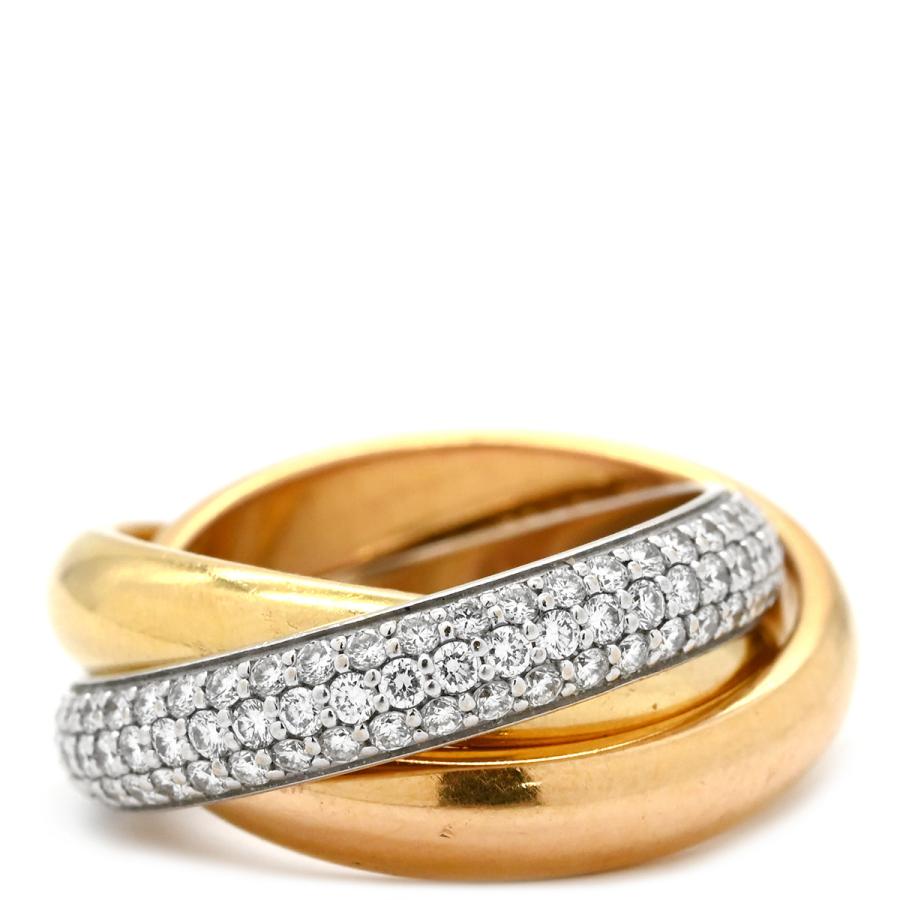 TRINITY（Cartier） カルティエ リング 指輪 トリニティ セミパヴェ