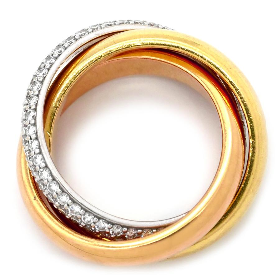 TRINITY（Cartier） カルティエ リング 指輪 トリニティ セミパヴェ