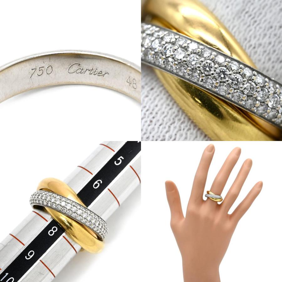 TRINITY（Cartier） カルティエ リング 指輪 トリニティ セミパヴェ