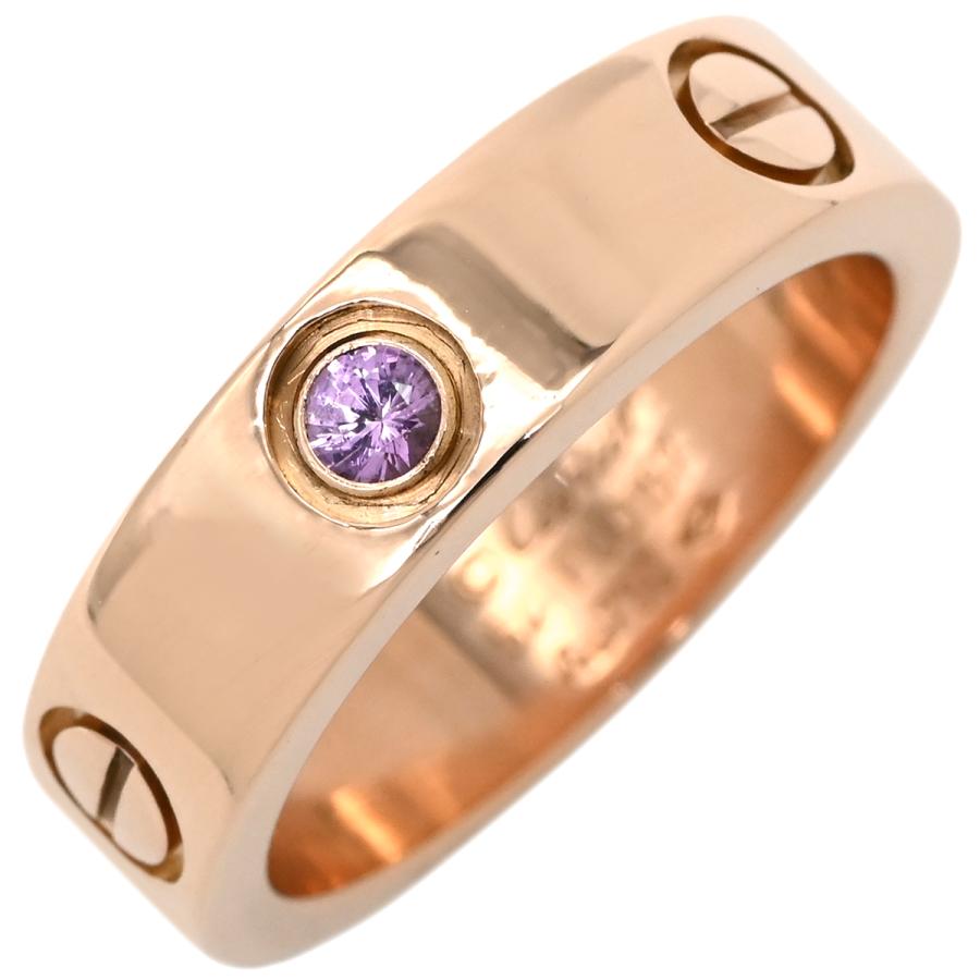 LOVE（Cartier） カルティエ リング 指輪 ラブリング ピンクサファイア