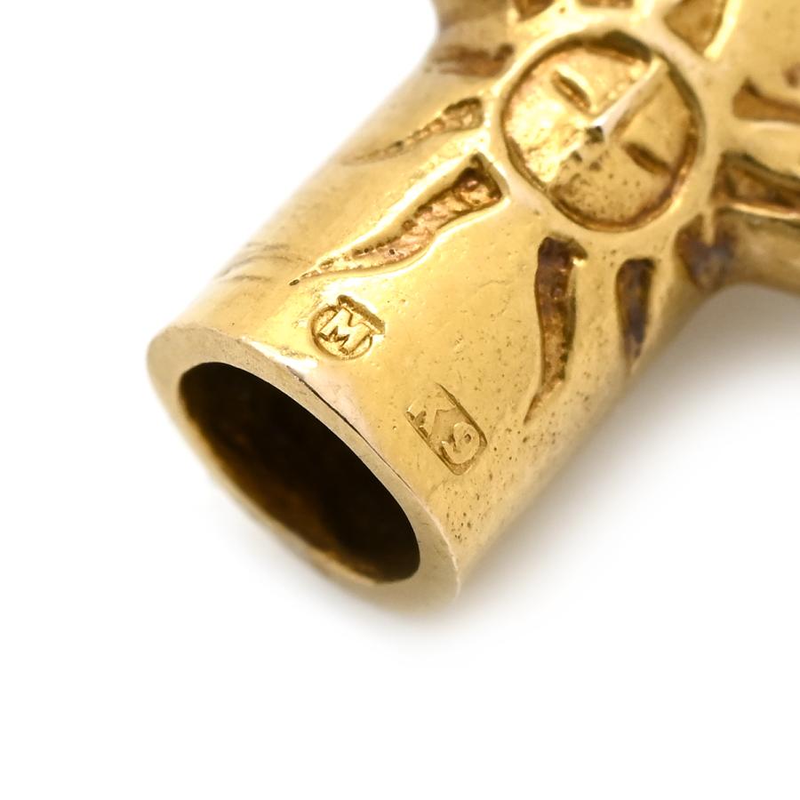 希少 当時品 太陽の塔 ネックレス トップ ミキモト シルバー製 アクセサリー ミキモト ペンダントトップ 太陽の塔 ゴールド MIKIMOTO 岡本太郎