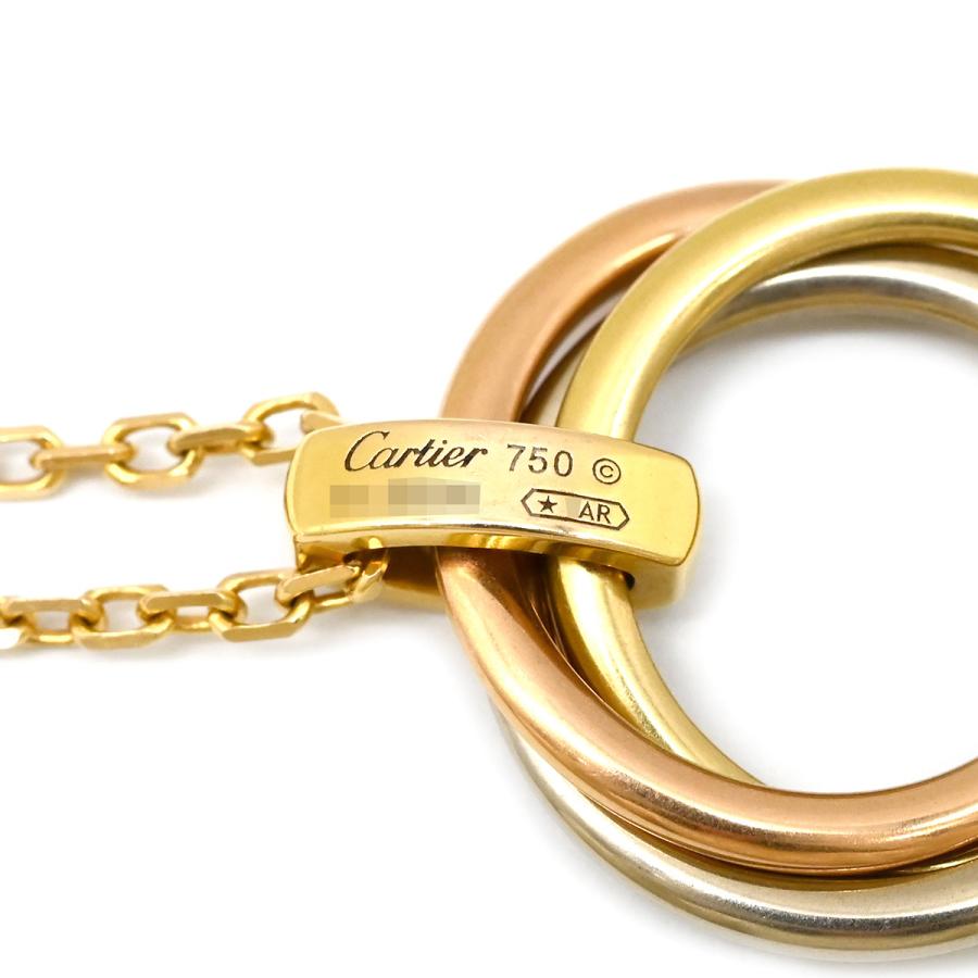 TRINITY（Cartier） カルティエ ネックレス トリニティ K18PG ゴールド