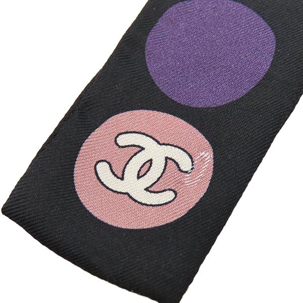 CHANEL（シャネル） スカーフ COCO スリム バンドー シルク マルチ