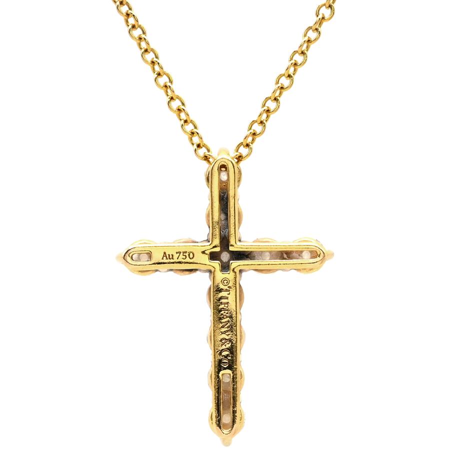 TIFFANY&Co.（ティファニー） ネックレス ミニクロス ダイヤ 