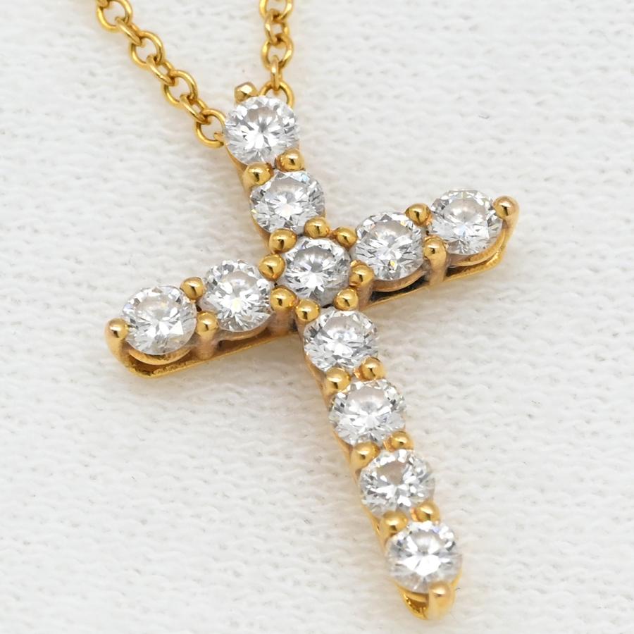 TIFFANY&Co.（ティファニー） ネックレス ミニクロス ダイヤ 