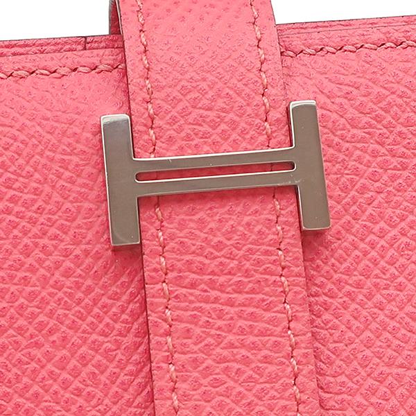 HERMES（エルメス） 長財布 ベアンスフレ ヴォーエプソン ピンク 二 
