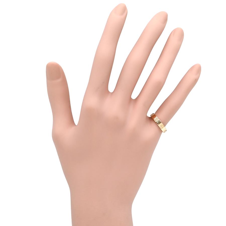 LOVE（Cartier） カルティエ リング 指輪 ミニラブリング K18PG