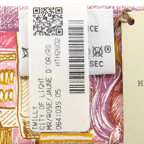 HERMES（エルメス） スカーフ ツイリー H064103S シルク ピンク 新品