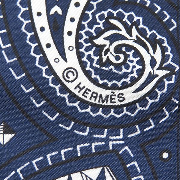 HERMES（エルメス） スカーフ ツイリー H064259S 03 シルク ブルー