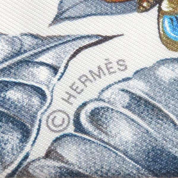 HERMES（エルメス） スカーフ ツイリー シルク グレー 新品 未使用