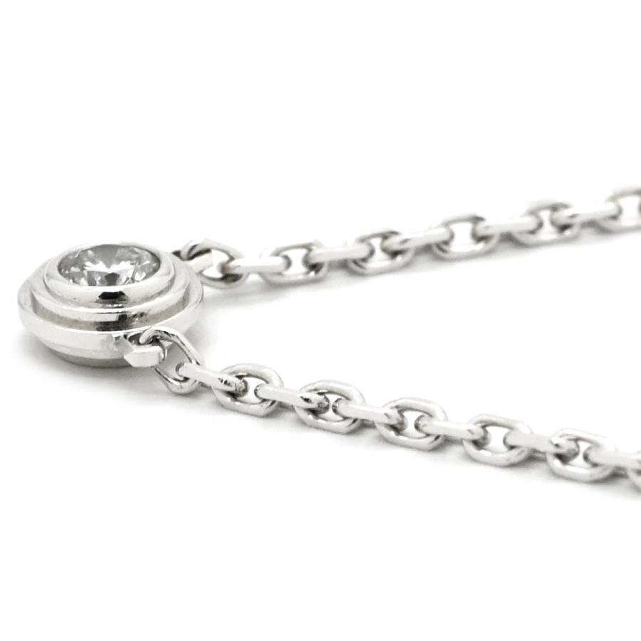 DIAMANTS LEGERS カルティエ ネックレス ダムール XS K18WG シルバー