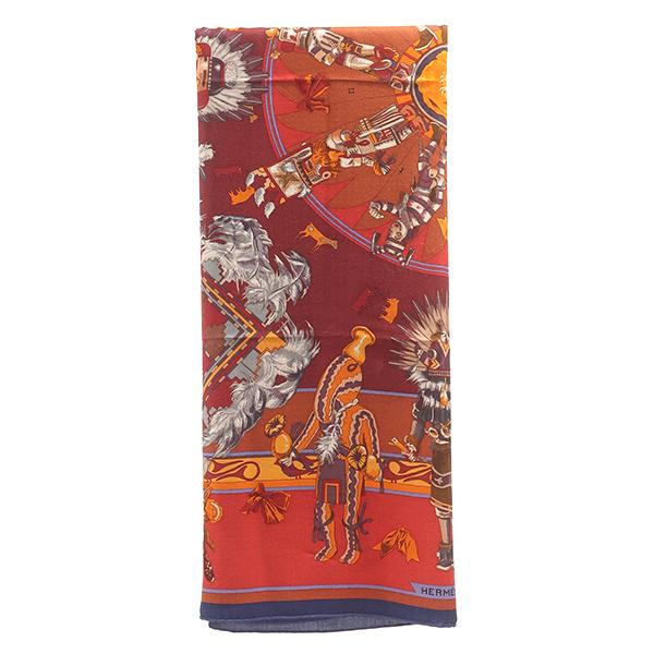 HERMES（エルメス） スカーフ カレ140 カレジェアン カシミヤ マルチ 