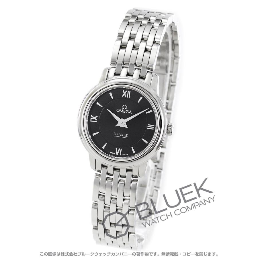 オメガ OMEGA デビル DE VILLE クオーツ レディース 腕時計 424.10.24.60.01.001 ブラック/シルバー ブラック オメガ OMEGA デビル DE VILLE クオーツ レディース 腕時計 424.10