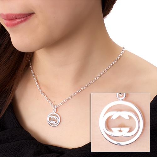 GUCCI ドッピア ダブルG ネックレス シルバー 147749 8106 J8400 GUCCI グッチ ネックレス アクセサリー メンズ レディース