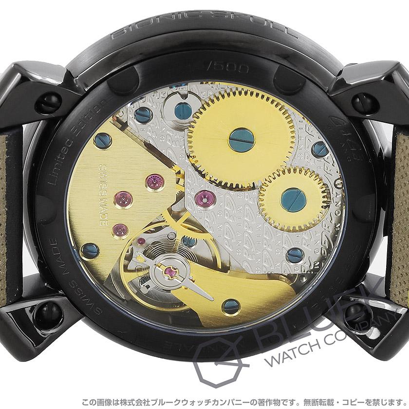 新品】ガガミラノ マヌアーレ48mm バイオニックスカル 世界限定500本