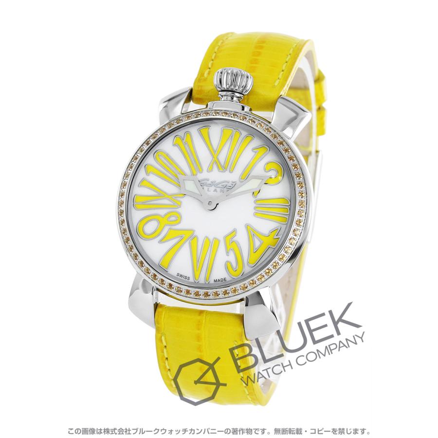 ポイント5倍】【新品】ガガミラノ マヌアーレ35mm レディース 6025.06