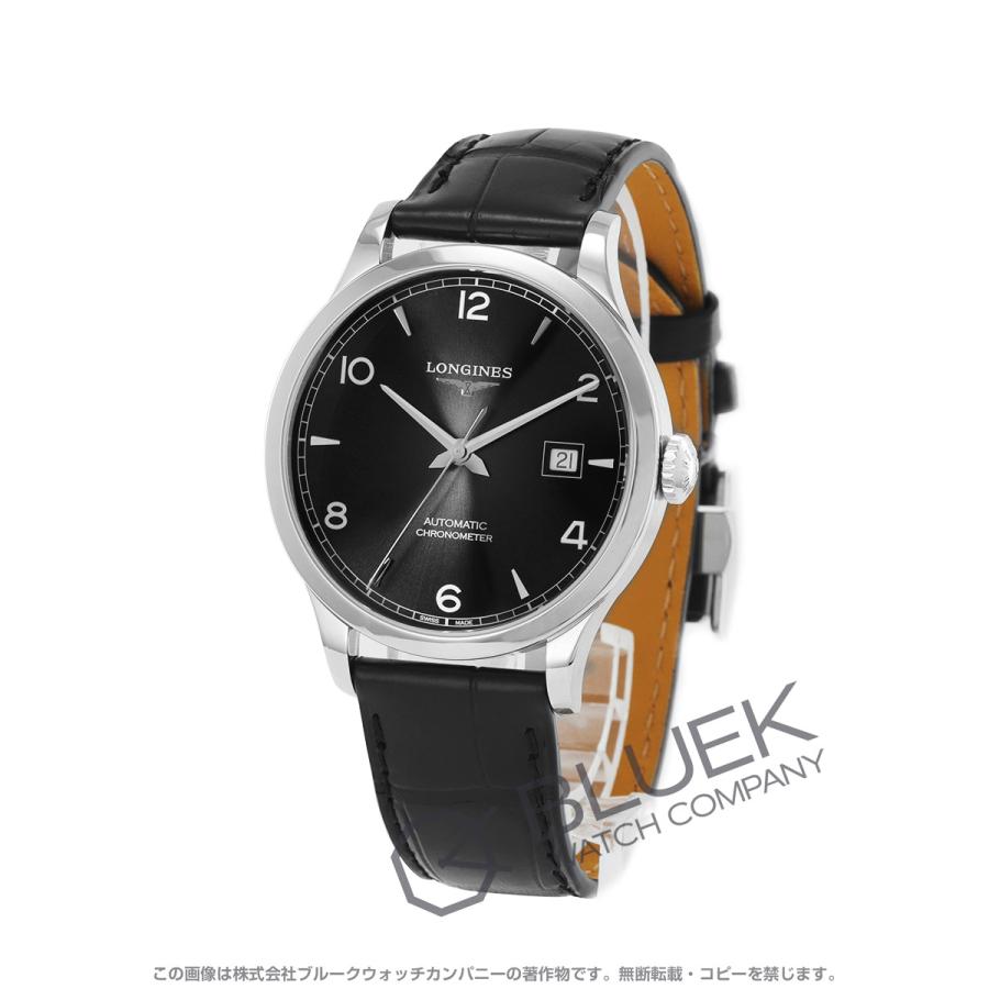 LONGINES 【新品】ロンジン レコード アリゲーターレザー メンズ LONGINES 【新品】ロンジン レコード アリゲーターレザー メンズ