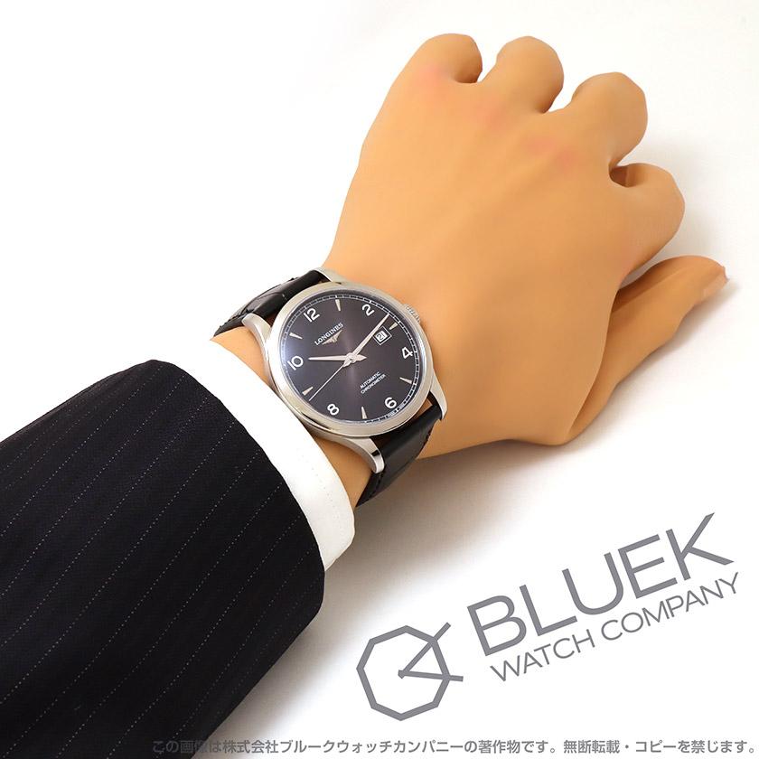 LONGINES 【新品】ロンジン レコード アリゲーターレザー メンズ LONGINES 【新品】ロンジン レコード アリゲーターレザー メンズ