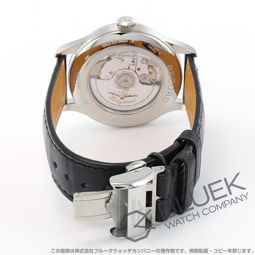 LONGINES 【新品】ロンジン レコード アリゲーターレザー メンズ LONGINES 【新品】ロンジン レコード アリゲーターレザー メンズ
