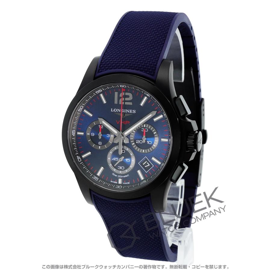 LONGINES 【新品】ロンジン コンクエスト V.H.P. クロノグラフ メンズ  
