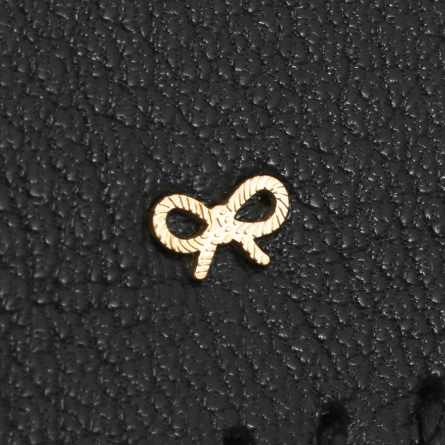 ANYA　HINDMARCH 　ポーチ ブラック ANYA HINDMARCH アニヤハインドマーチ ショルダーバッグ/クロス