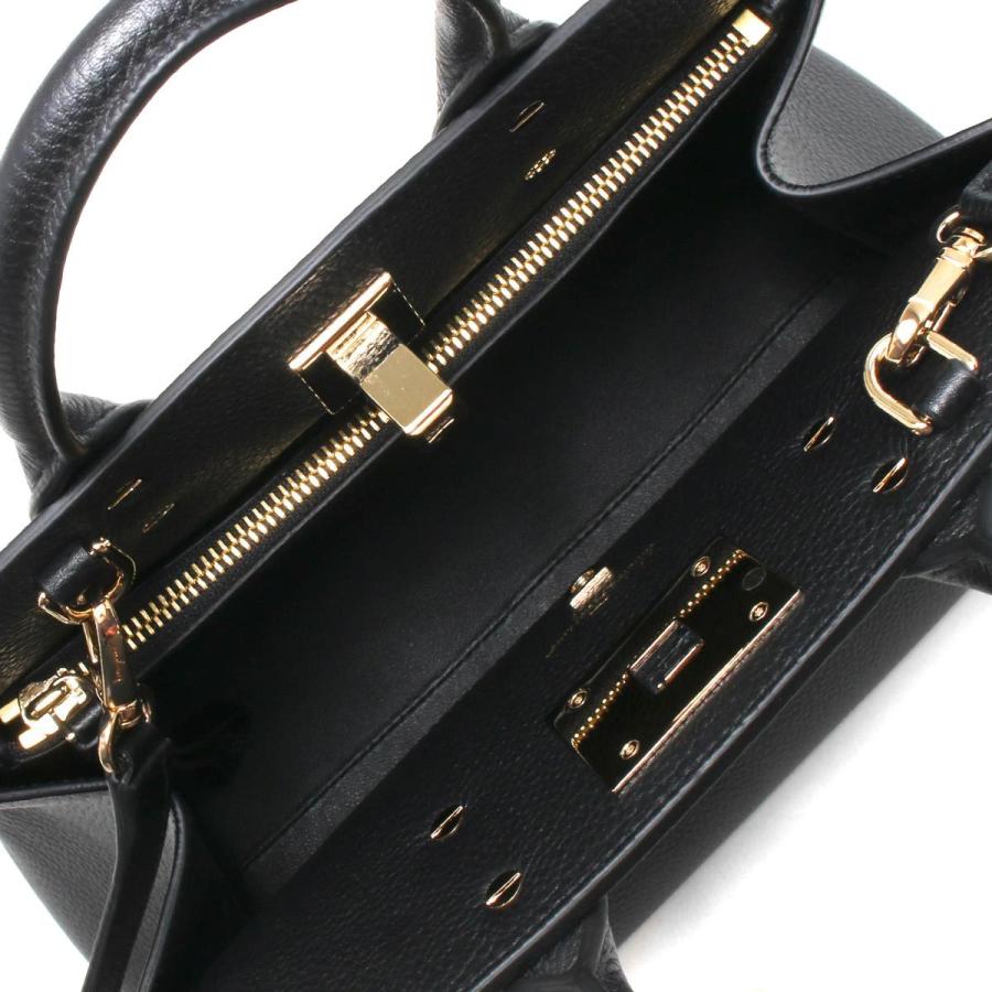 現行 フェラガモ スタジオバッグ トートバッグ ガンチーニ 黒 レザー ポーチ付 FERRAGAMO - フェラガモ FERRAGAMO トートバッグ STUDIO BOX