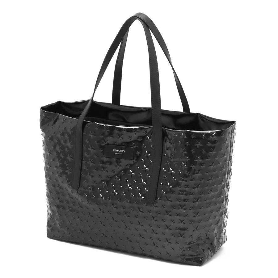 JIMMY CHOO ピムリコ スター エンボス トートバッグ 大容量 ブラック JIMMY CHOO JIMMYCHOO ジミーチュウ トートバッグ PIMLICO/S EMG