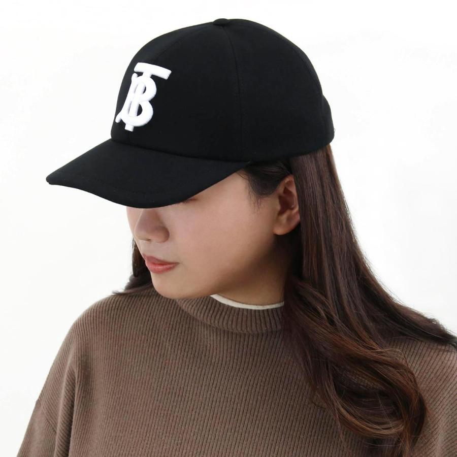 バーバリー キャップ/帽子 メンズ レディース TB ロゴ ブラック MH BASEBALL CAP 113012 A1189 8038141  BURBERRY