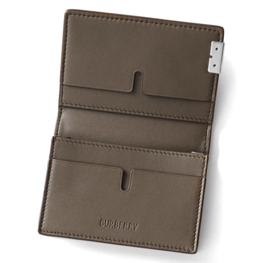 バーバリー BURBERRY レザー カードケース 名刺入れ ブラウン バーバリー カードケース 名刺入れ メンズ フリント ブラウン BURBERRY