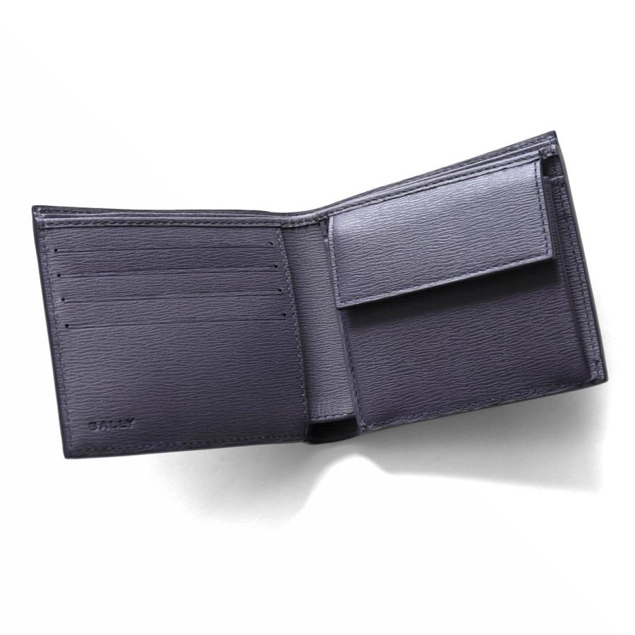 Bally バリー 二つ折り財布 財布 メンズ クロッシング ミッドナイト  