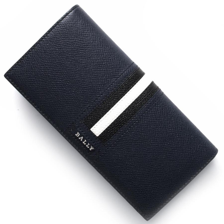 新品未使用 Bally バリー 長財布 レザー ネイビー TELENLT17 Bally バリー 長財布 長札 財布 サイフ さいふ BALLY