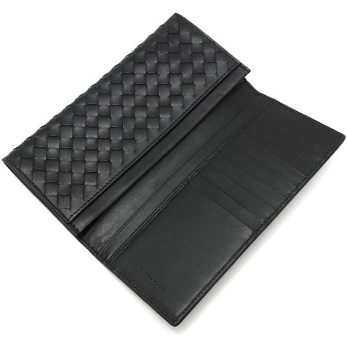 ★極美品★ボッテガヴェネタ イントレチャート 札入れ ブラック 120697 楽天市場】ボッテガヴェネタ BOTTEGA VENETA 長財布 札入れ