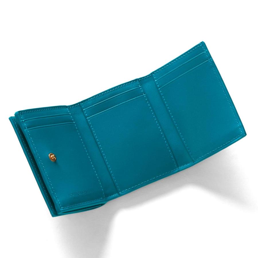 ボッテガヴェネタ (ボッテガ・ヴェネタ) 三つ折り財布/ミニ財布 財布 レディース イントレチャート ブループリント 609285 VCPP2 4403 | BOTTEGA VENETA | 03