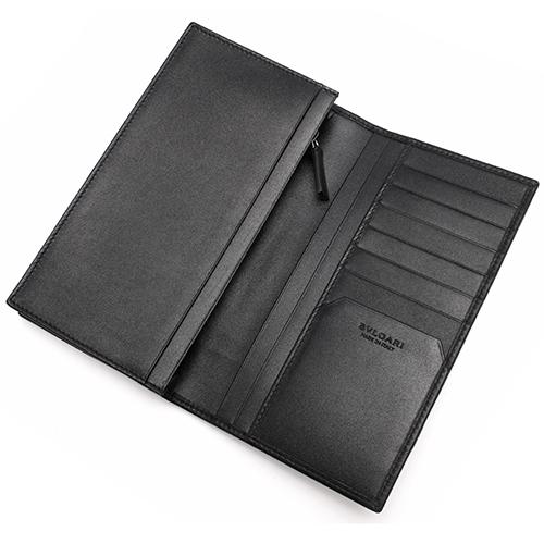 BVLGARI ブルガリ 長財布 財布 メンズ オクト ブラック 36966