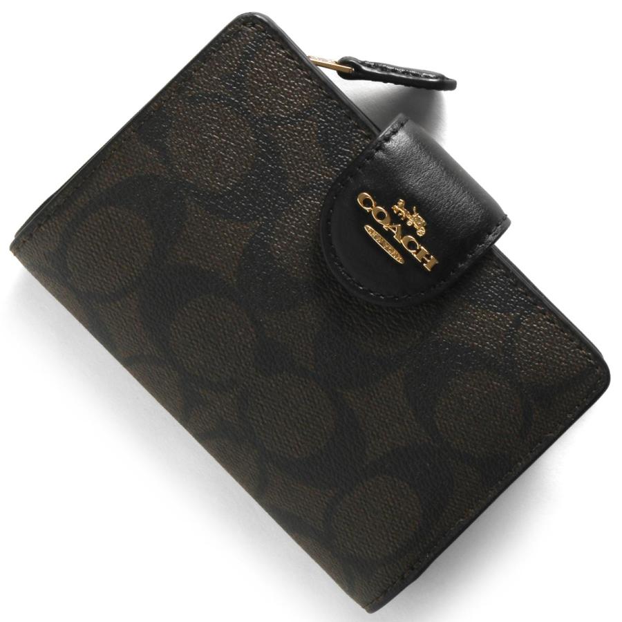 COACH コーチ 二つ折り財布 財布 レディース シグネチャー
