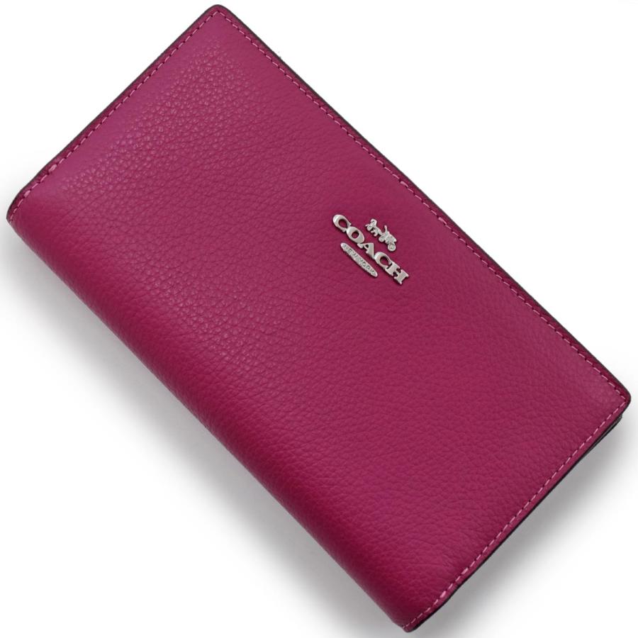 COACH コーチ 長財布 財布 レディース ブライトバイオレット
