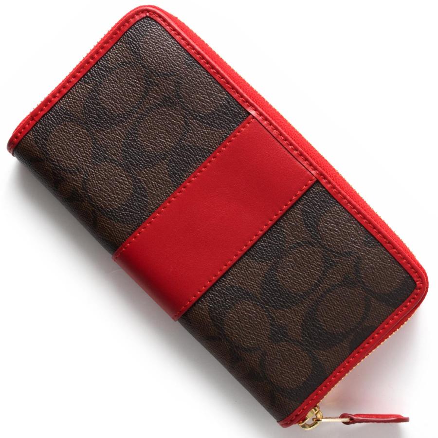 COACH コーチ 長財布 財布 レディース シグネチャー アコーディオン 
