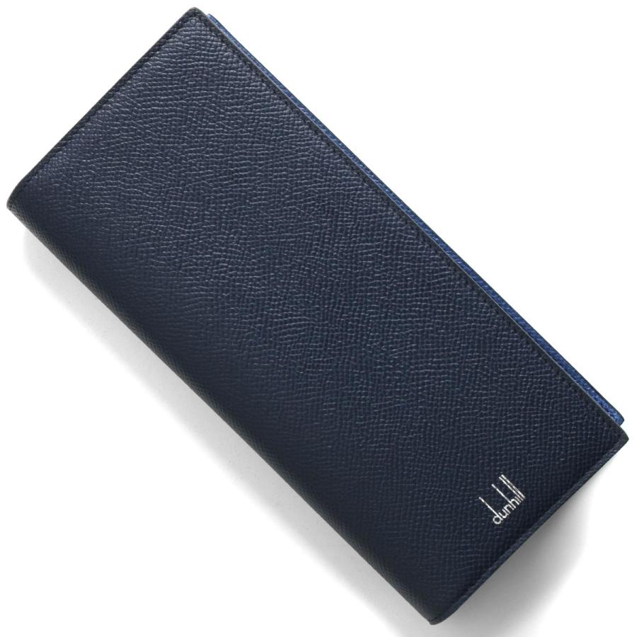 dunhill ダンヒル 長財布 財布 メンズ カドガン ネイビー&ライト
