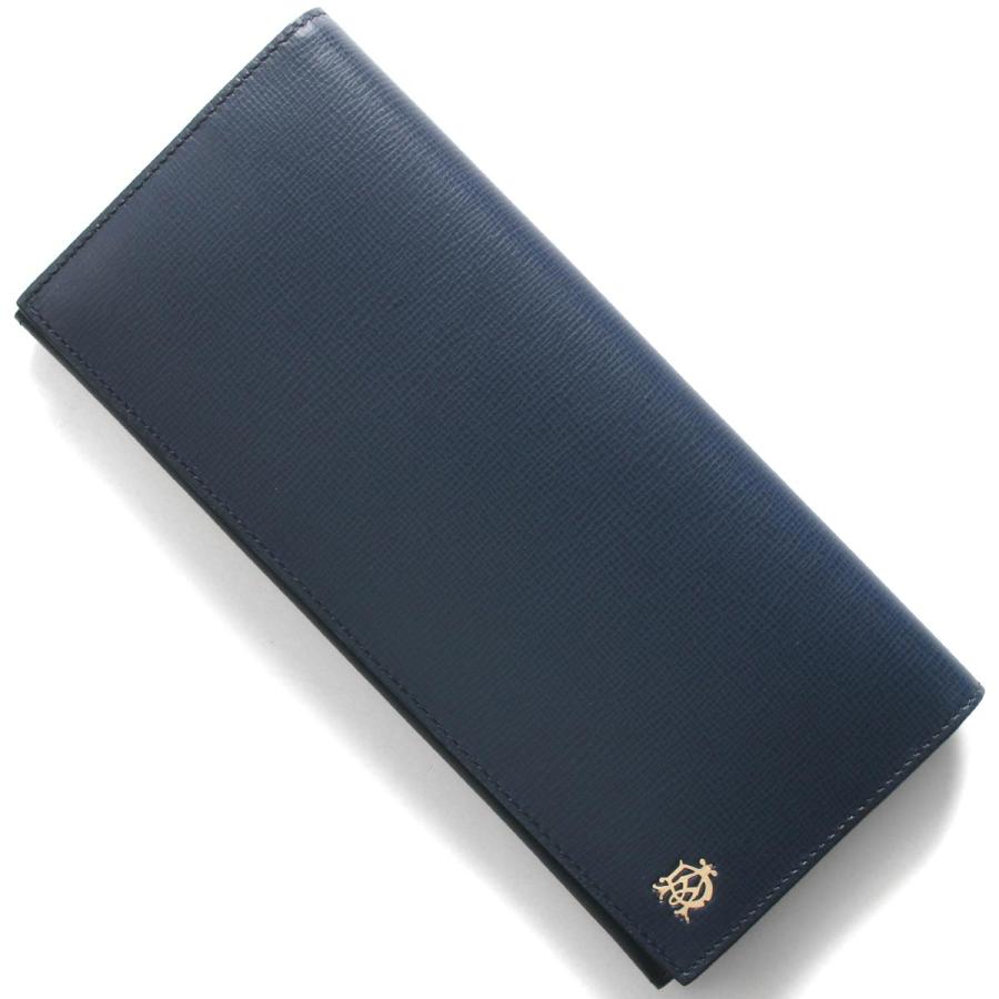 ポイント2倍】ダンヒル 長財布 財布 メンズ ベルグレイヴ ネイビー