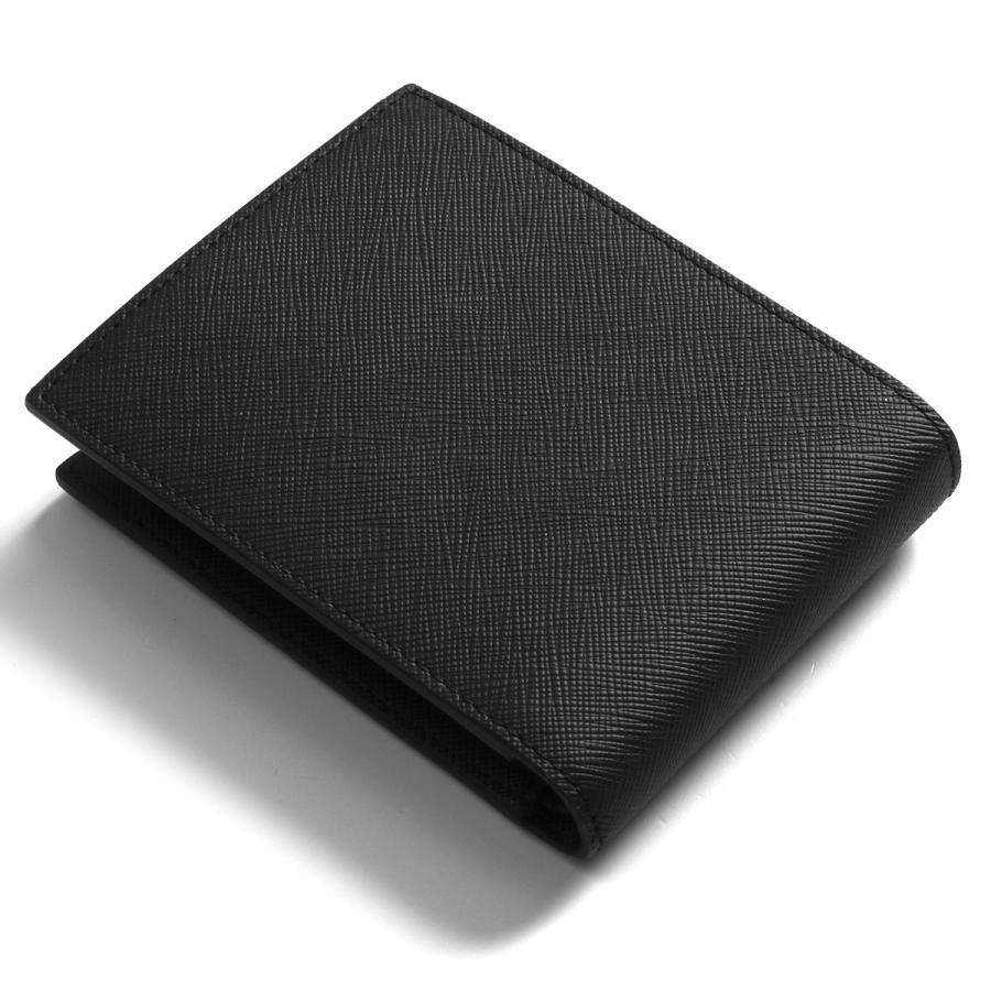 新品 dunhill 二つ折り財布 ブラック DU22R2P10PS 001R dunhill ダンヒル 二つ折り財布 財布 メンズ プレーン ブラック
