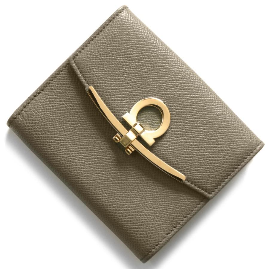 FERRAGAMO フェラガモ 二つ折り財布 財布 レディース ガンチーニ  